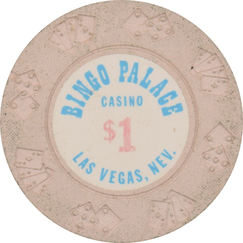 Bingo Palace Casino Las Vegas Nevada $1 Chip 1977