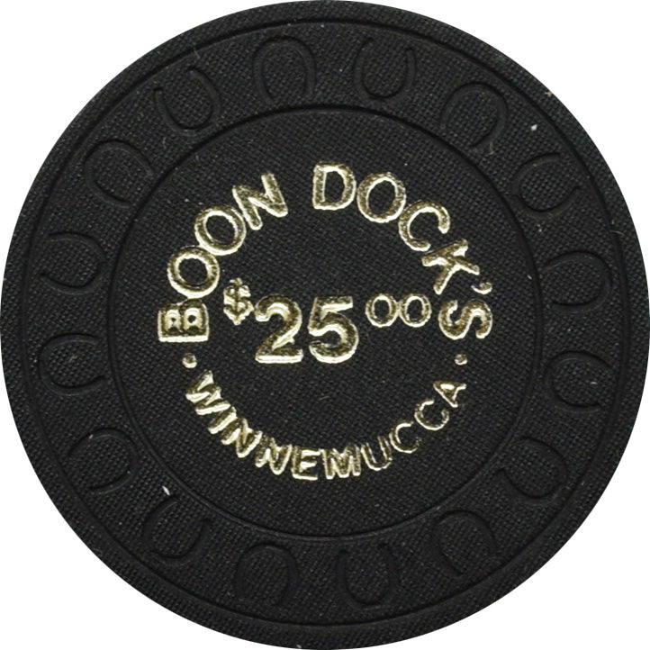 Boon Dock's Casino Winnemucca Nevada $25 Error Chip 1981