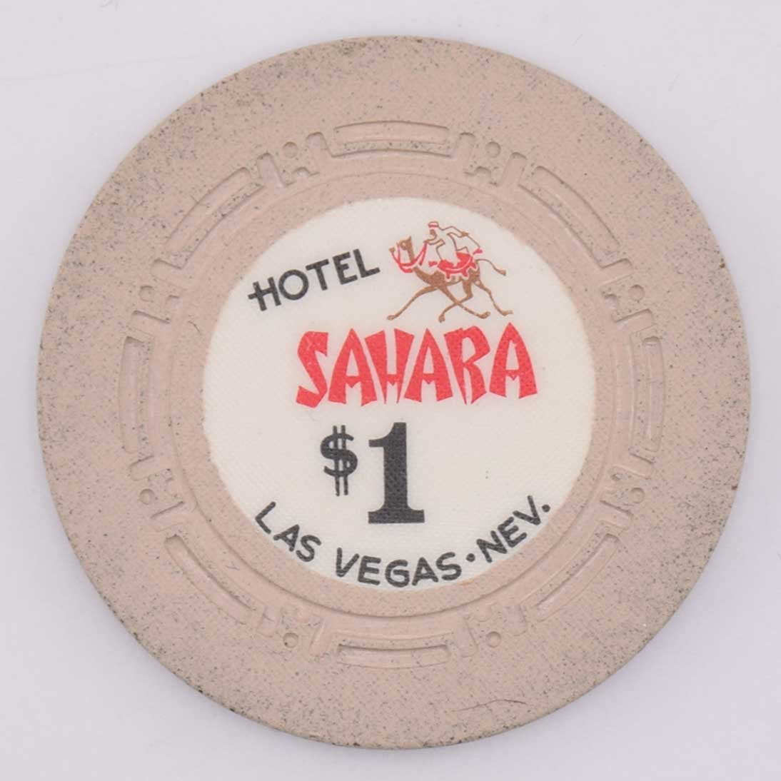 Sahara Casino Las Vegas Nevada $1 Light / Dark Camel Chip 1964