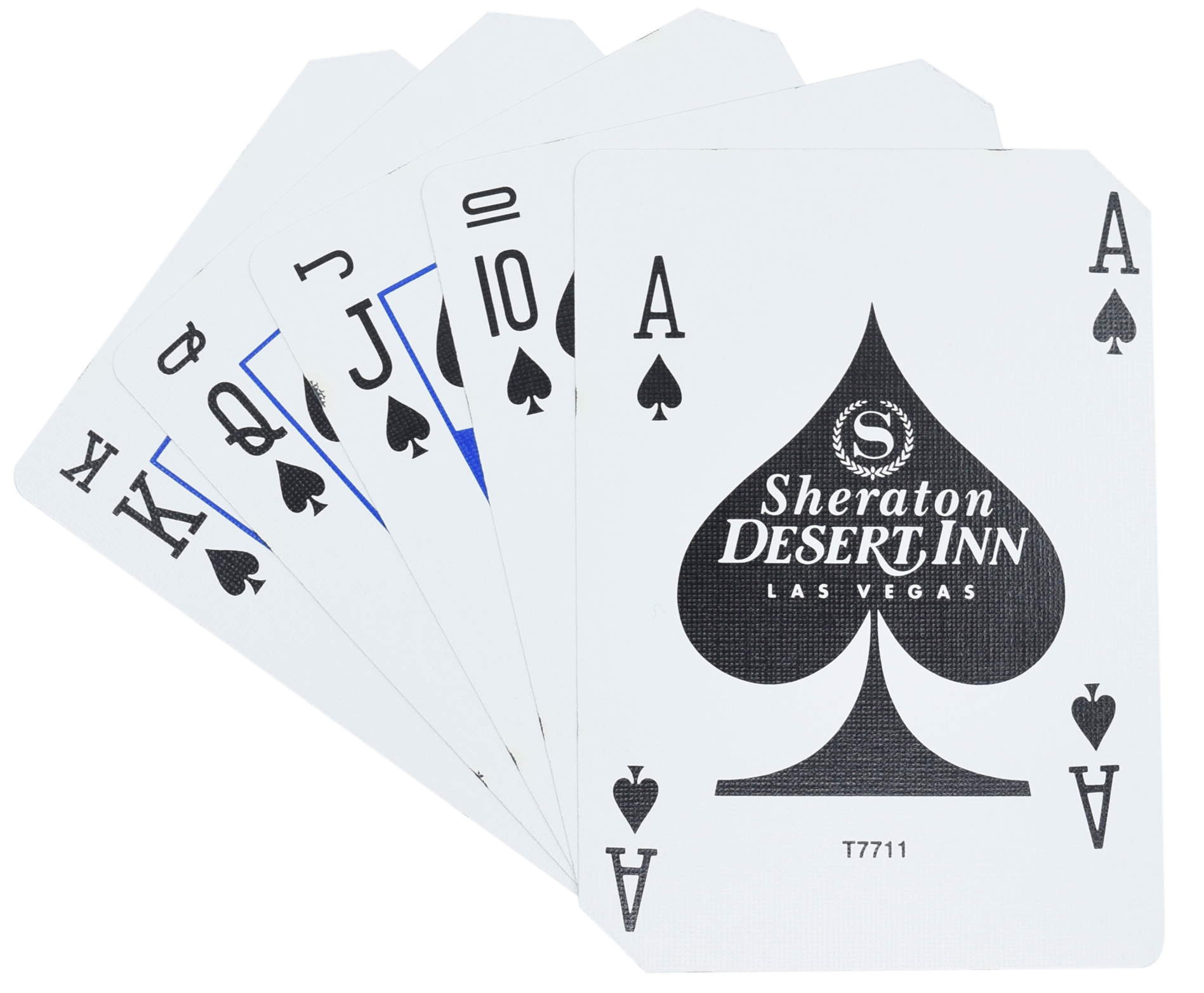 Sheraton Desert Inn Casino Las Vegas Nevada Used Blue Playing Card Deck