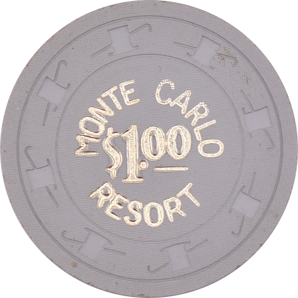 Monte Carlo Resort Casino Laughlin Nevada $1 Chip 1968