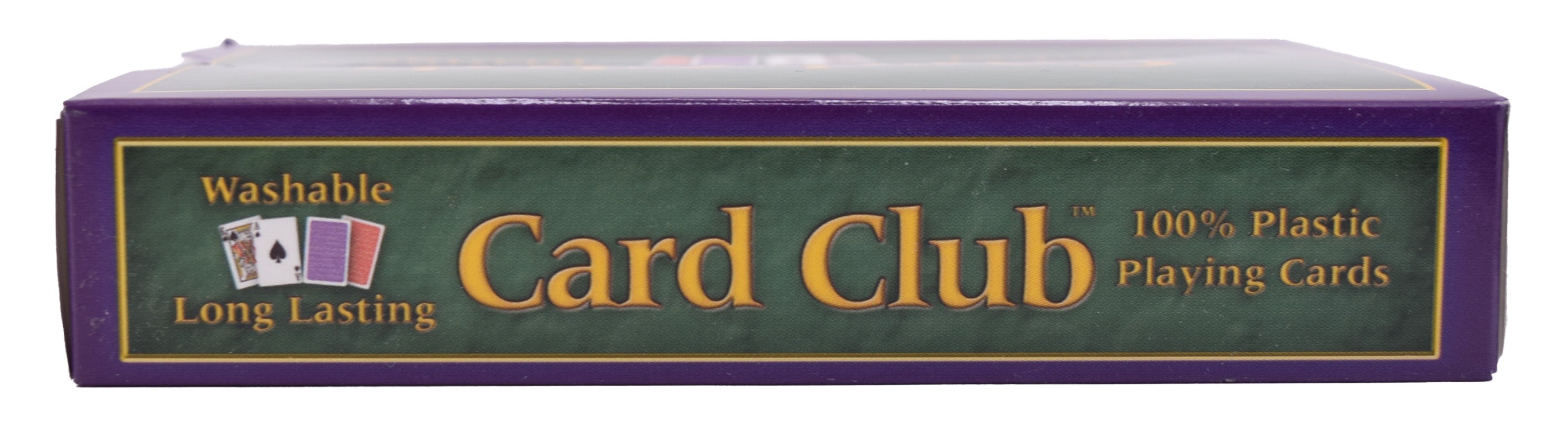 Card Club 100% Plastic 2-deck Set-Up