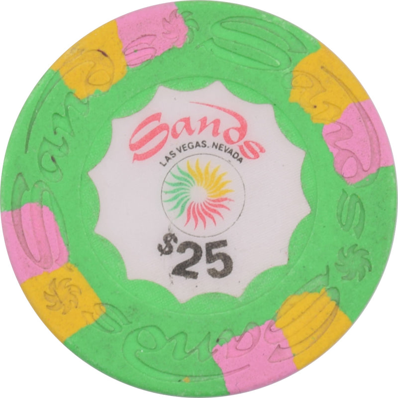 Sands Casino Las Vegas Nevada $25 Chip 1989