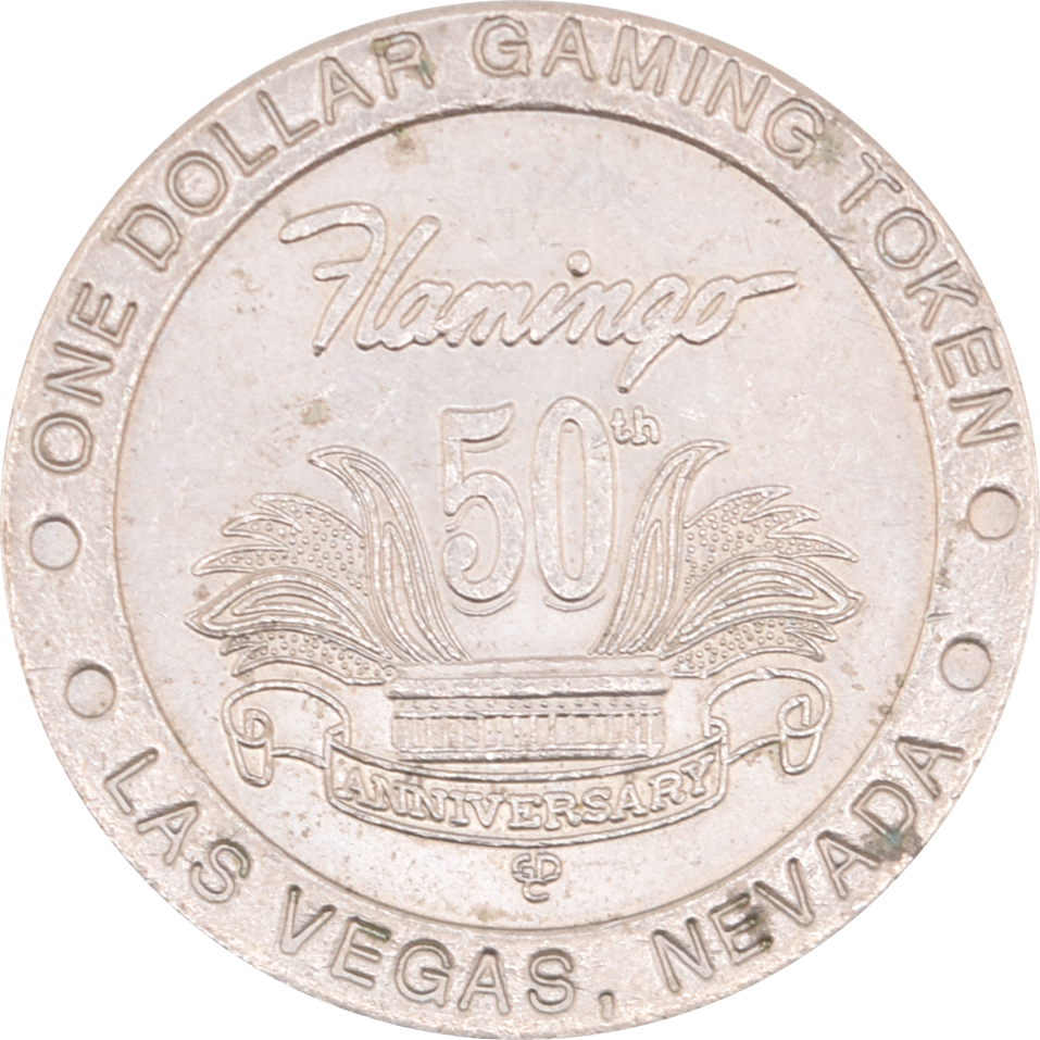 Flamingo Hilton Casino Las Vegas Nevada $1 Bugsy Siegel Token 1997
