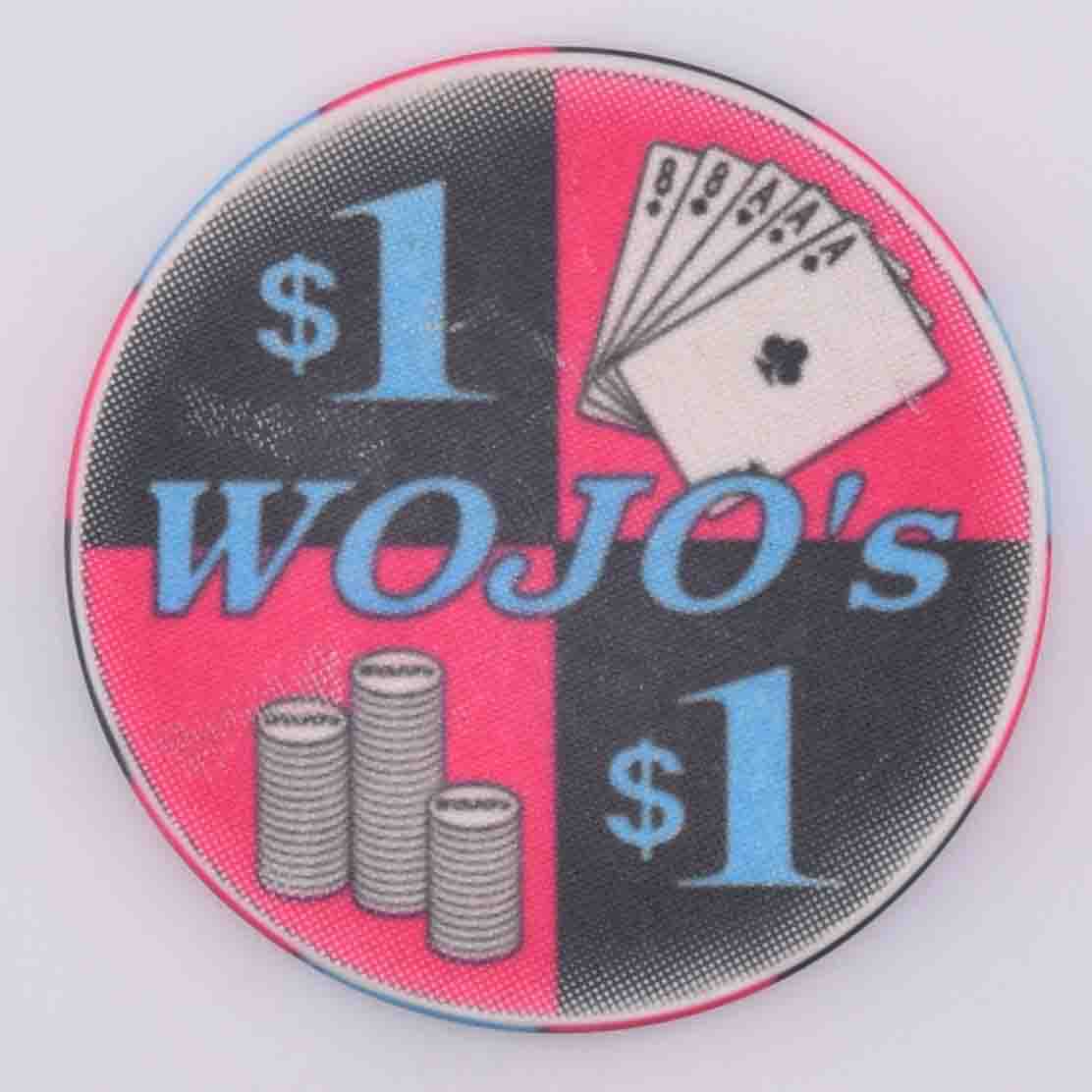 Wojo's Card Room Kenmore Washington $1 Chip
