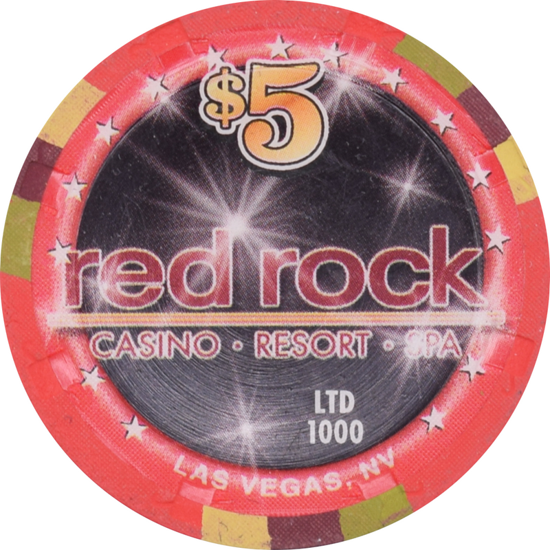 Red Rock Casino Las Vegas Nevada $5 Stations Casino 30th Anniversary Chip 2006