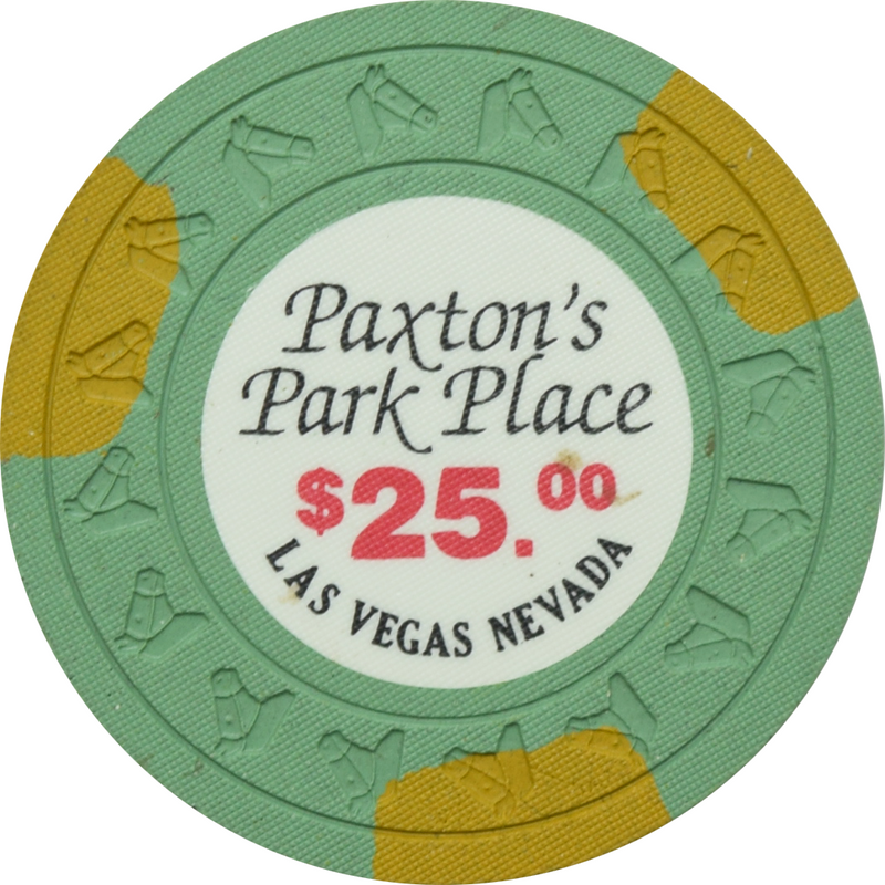 Paxton's Park Place Casino Las Vegas Nevada $25 Chip 1980