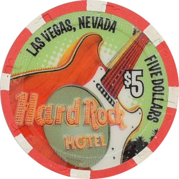 Hard Rock Casino Las Vegas Nevada $5 Fairway to Heaven Chip 2005