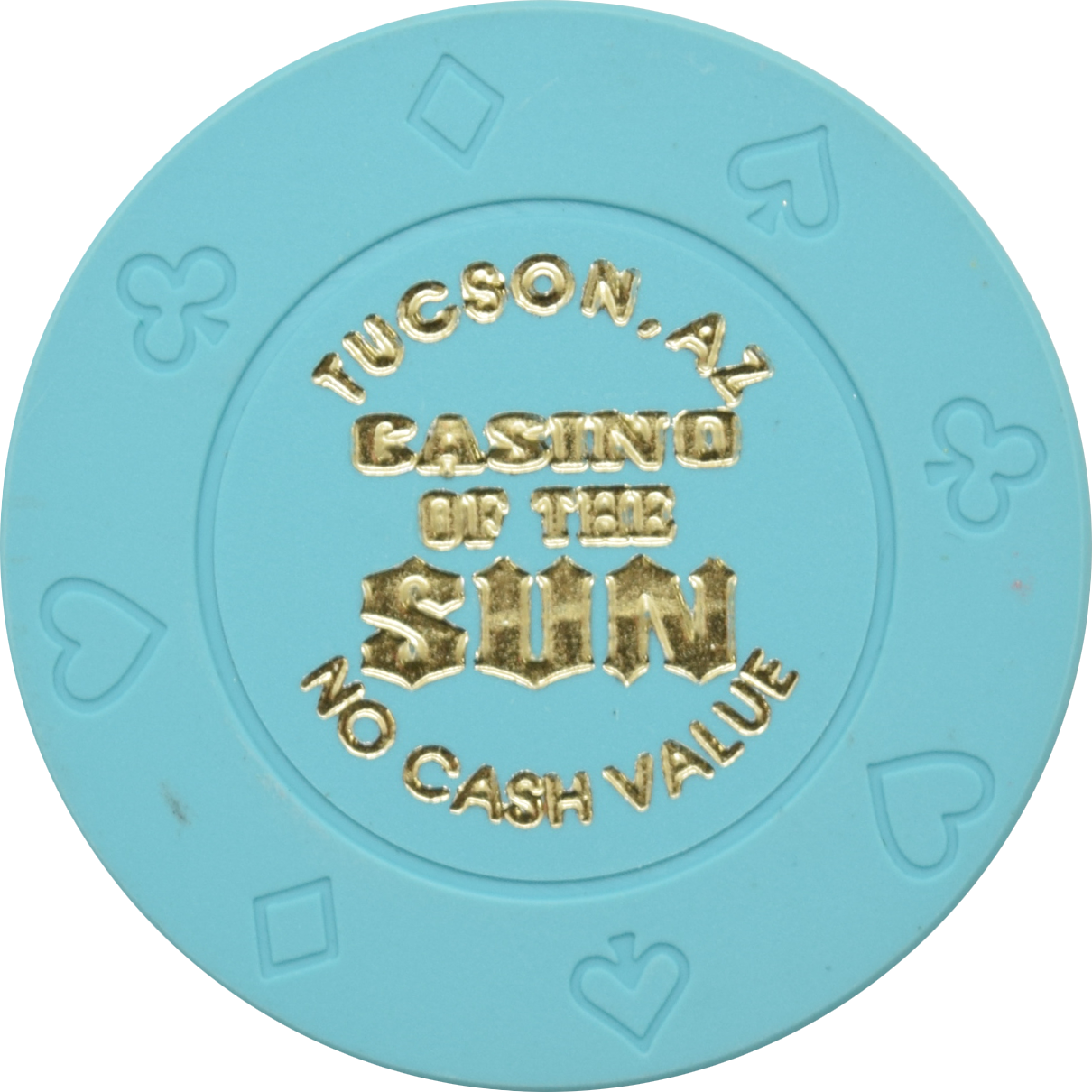 Casino of the Sun (Sol Casinos) Resort Tucson Arizona Lt Blue NCV Chip