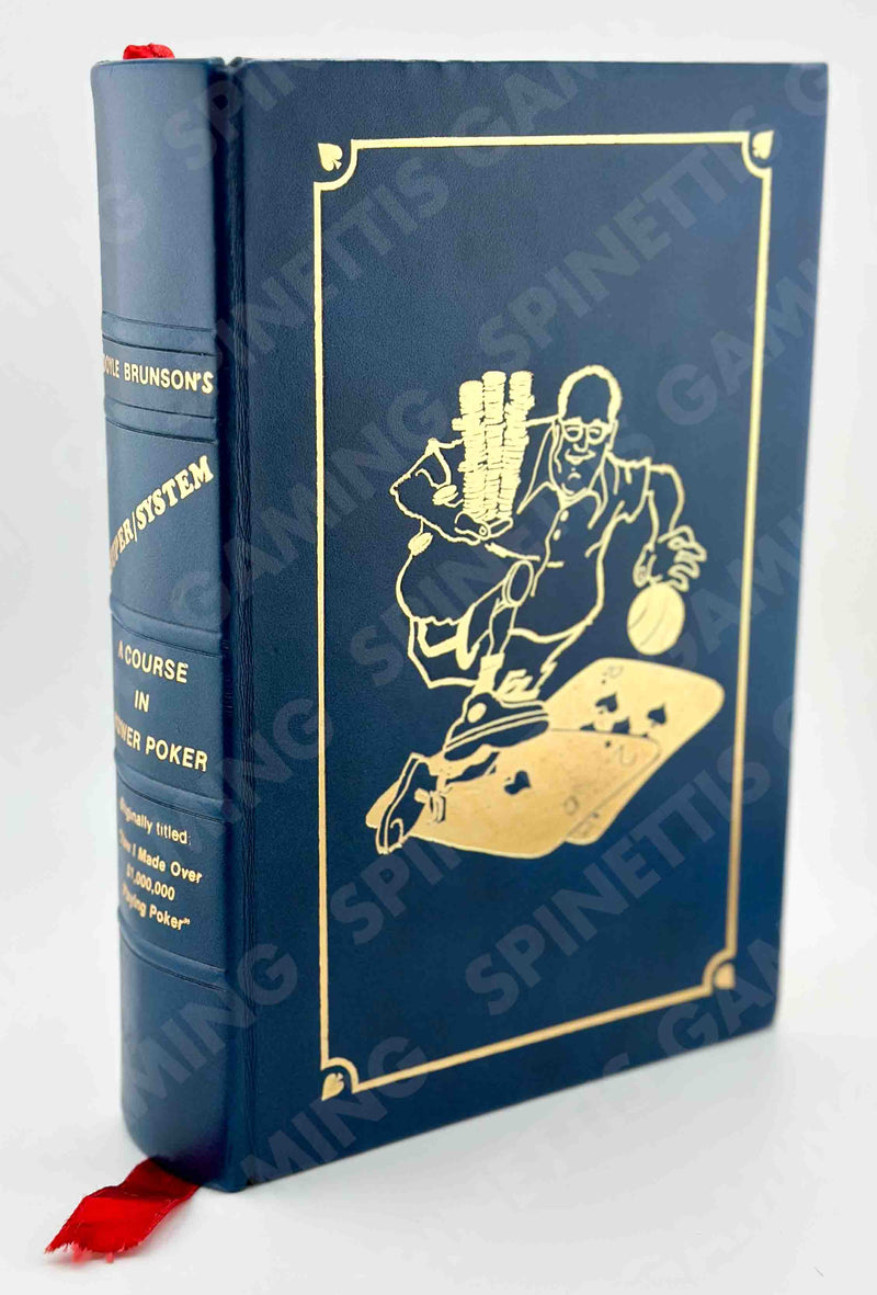 Doyle Brunson's Super System A Course in Power Poker Hard Cover Signed Book 1979