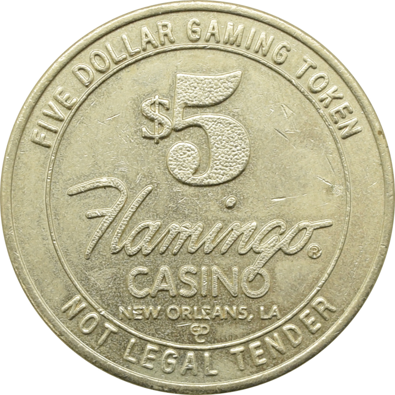 Flamingo Casino New Orleans Louisiana $5 Token