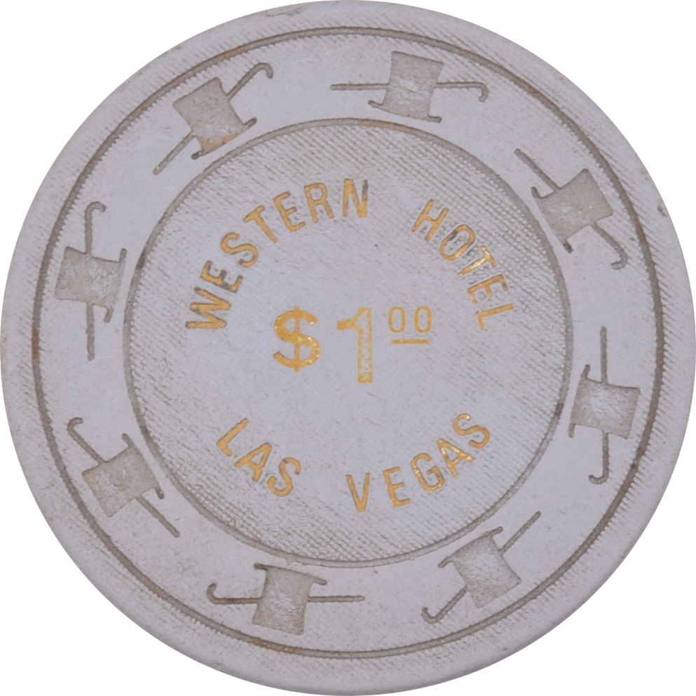 Western Casino Las Vegas Nevada $1 Chip 1971