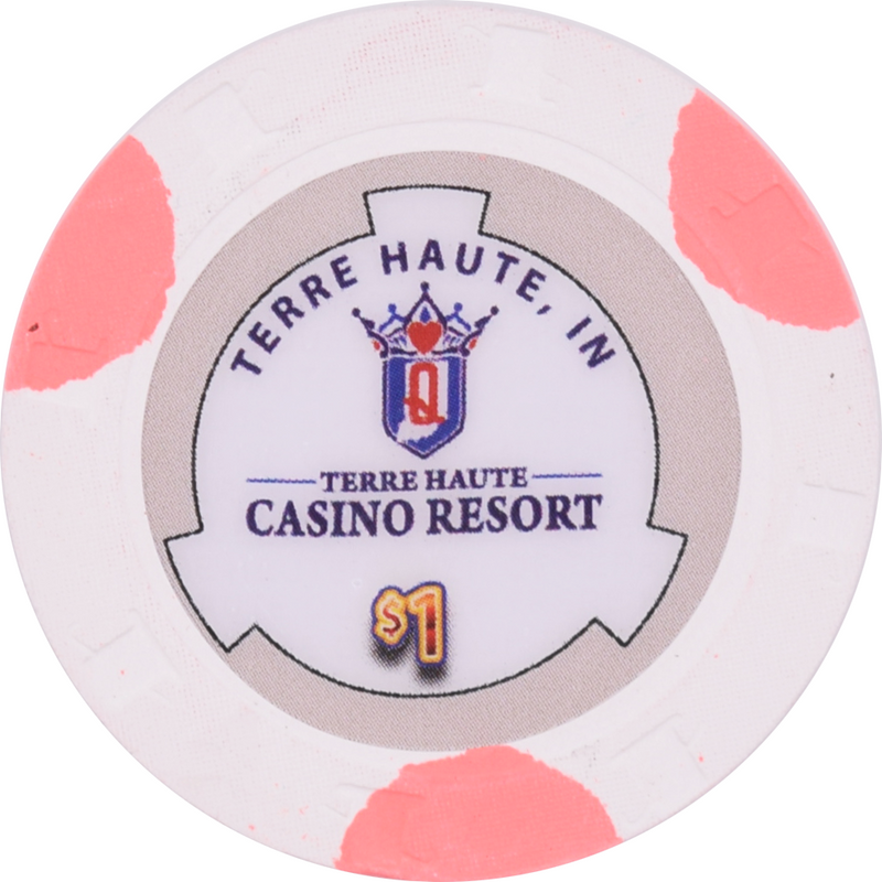 Terre Haute Casino Terre Haute Indiana $1 Chip