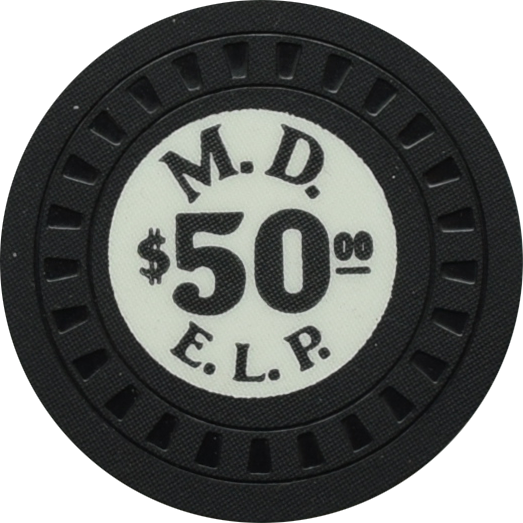 M.D. (Habana-Madrid Casino) Havana Cuba $50 Chip