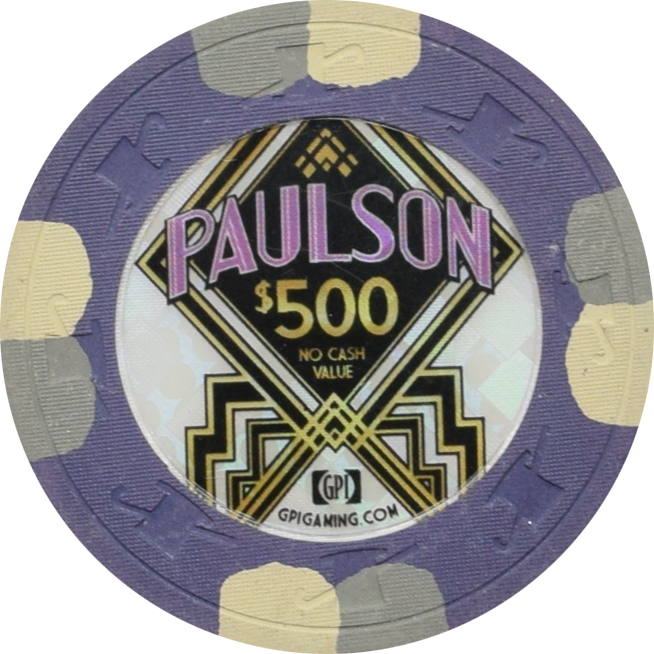 Paulson GPI $500 No Cash Value Sample Chip