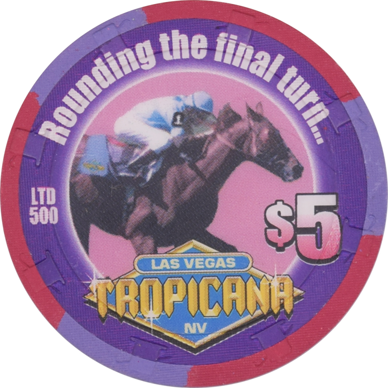 Tropicana Casino Las Vegas Nevada $5 Kentucky Derby Chip 2004