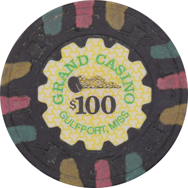 Grand Casino Gulfport Mississippi $100 Chip