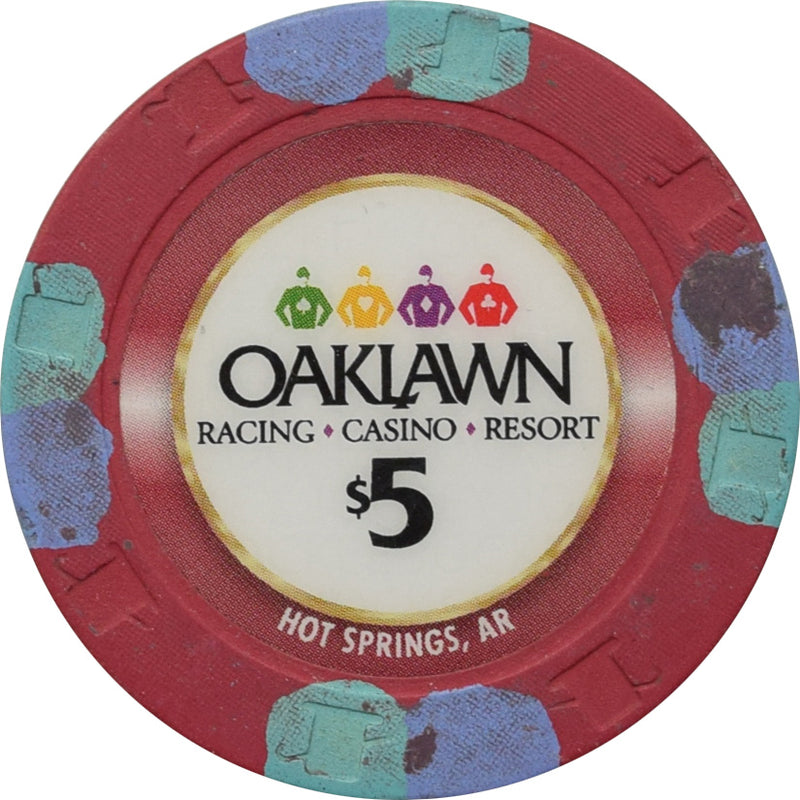 Oaklawn Racing & Gaming Casino Hot Springs Arkansas $5 Chip