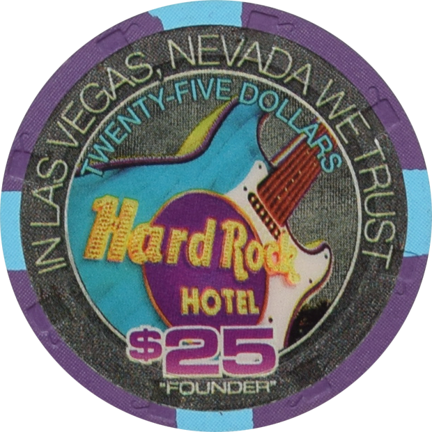 Hard Rock Casino Las Vegas Nevada $25 Peter Morton Chip 2006