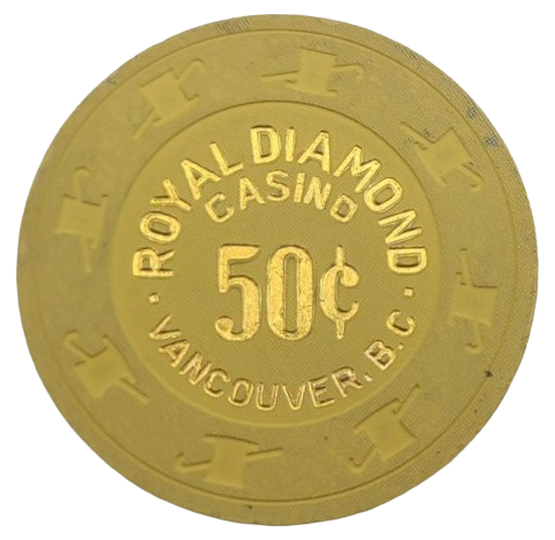 Royal Diamond Vancouver Canada 50¢ Casino Chip