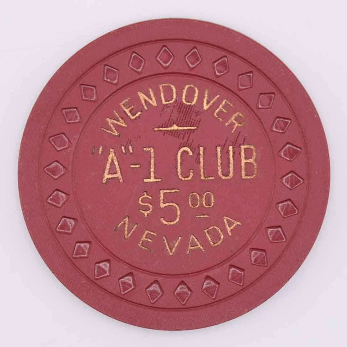 A-1 Casino Wendover Nevada $1 Chip 1940s