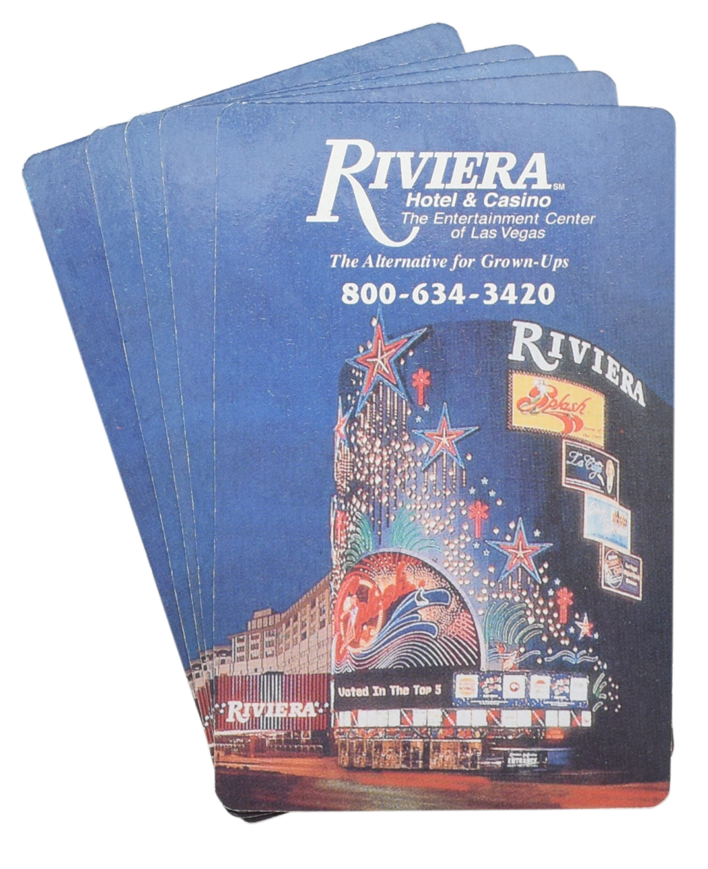 Riviera Casino Las Vegas Gift Shop Playing Card Deck