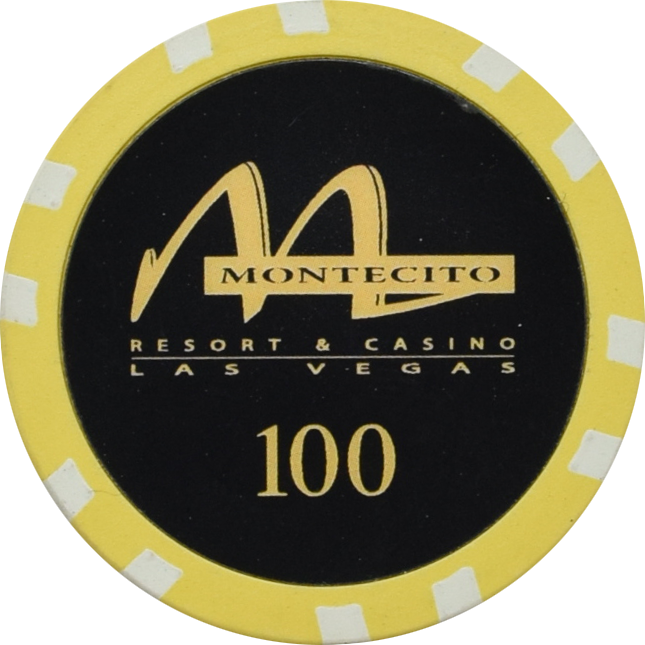 Montecito Casino Las Vegas TV Series Prop $100 Chip