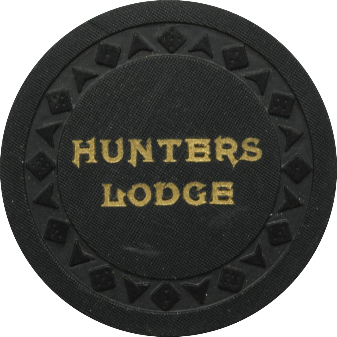 Hunter's Lodge Casino Carson City Nevada $5 Chip 1955