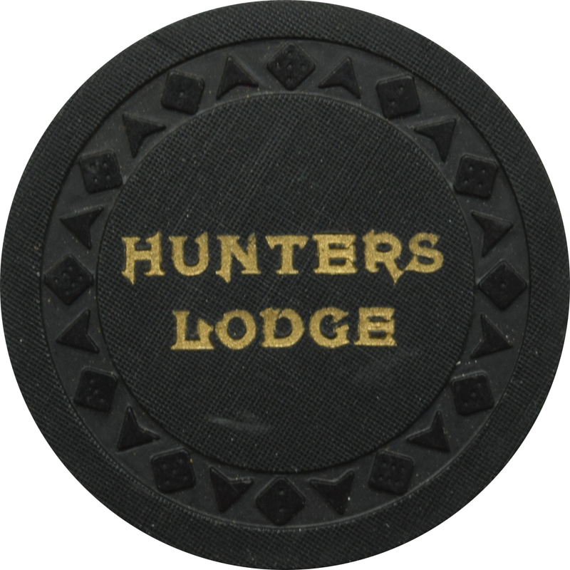 Hunter's Lodge Casino Carson City Nevada $5 Chip 1955
