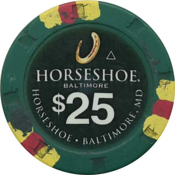 Horseshoe Casino Baltimore Maryland $25 Chip 2014