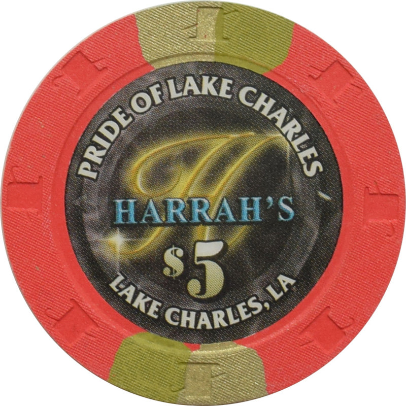 Harrah's Pride Casino Lake Charles Louisiana $5 Chip