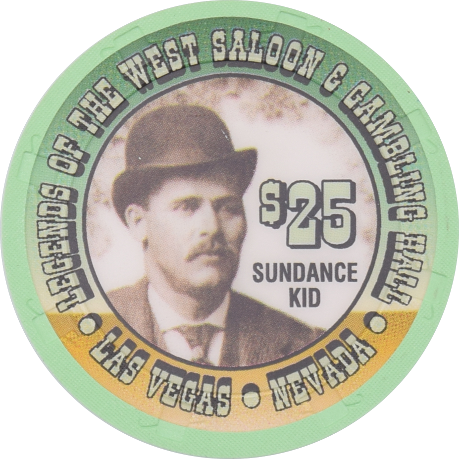 Legends of the West Saloon & Gambling Hall $25 Paulson H&C Chip