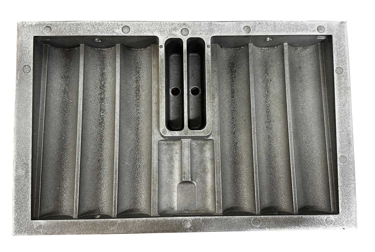 Used Aluminum Poker Tray with Cover
