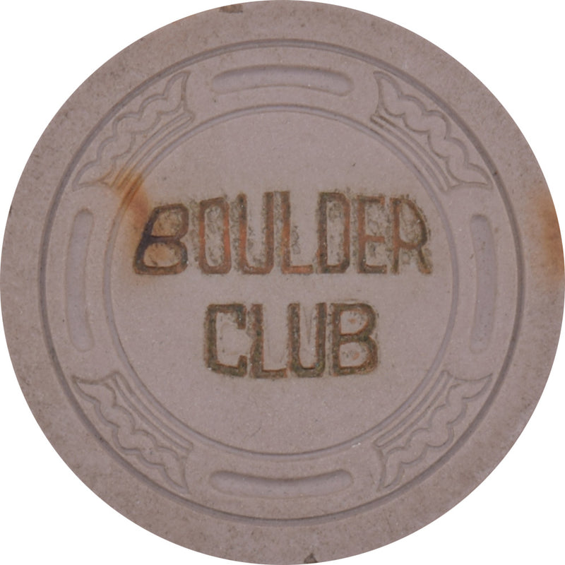 Boulder Club Casino Las Vegas Nevada $5 Chip 1943