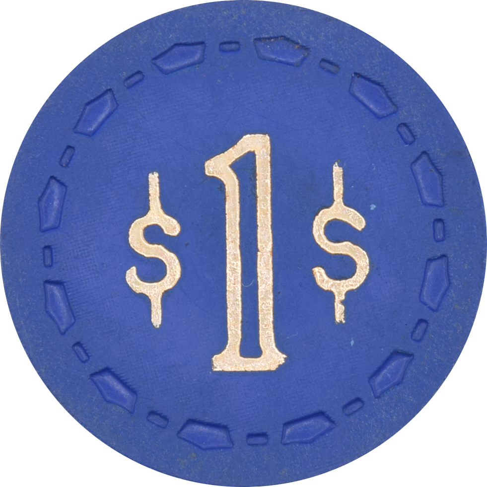 Bonanza Club Casino Marysville California $1 Chip 1963