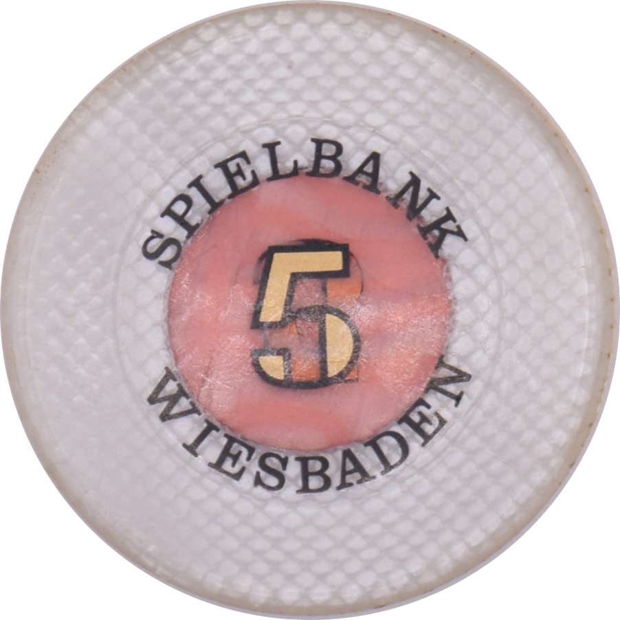 Spielbank Wiesbaden Casino Wiesbaden Germany 5 DEM 36mm Jeton 1991-2001