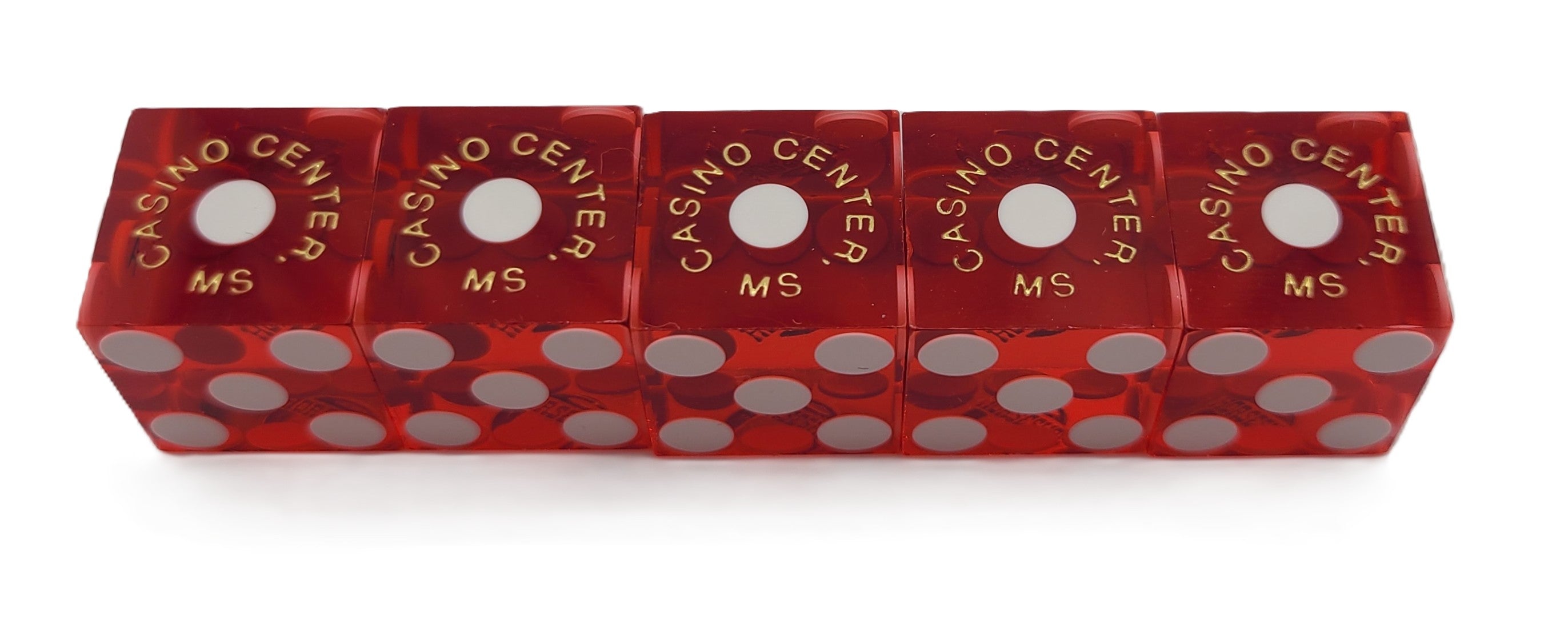 Horseshoe Casino Robinsonville MS Used Stick of 5 Dice