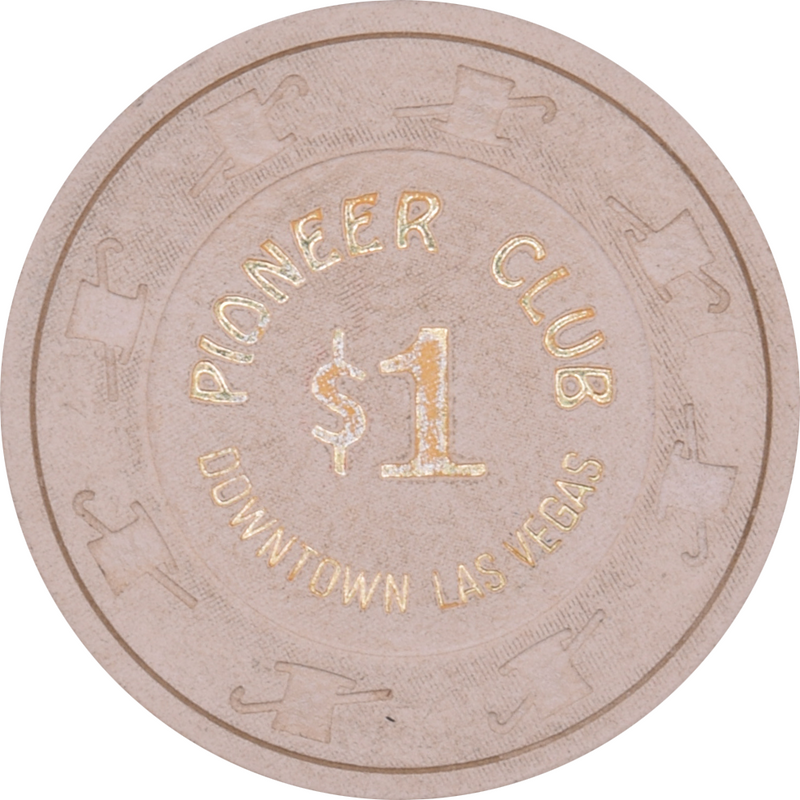 Pioneer Club Casino Las Vegas Nevada $1 Chip 1983