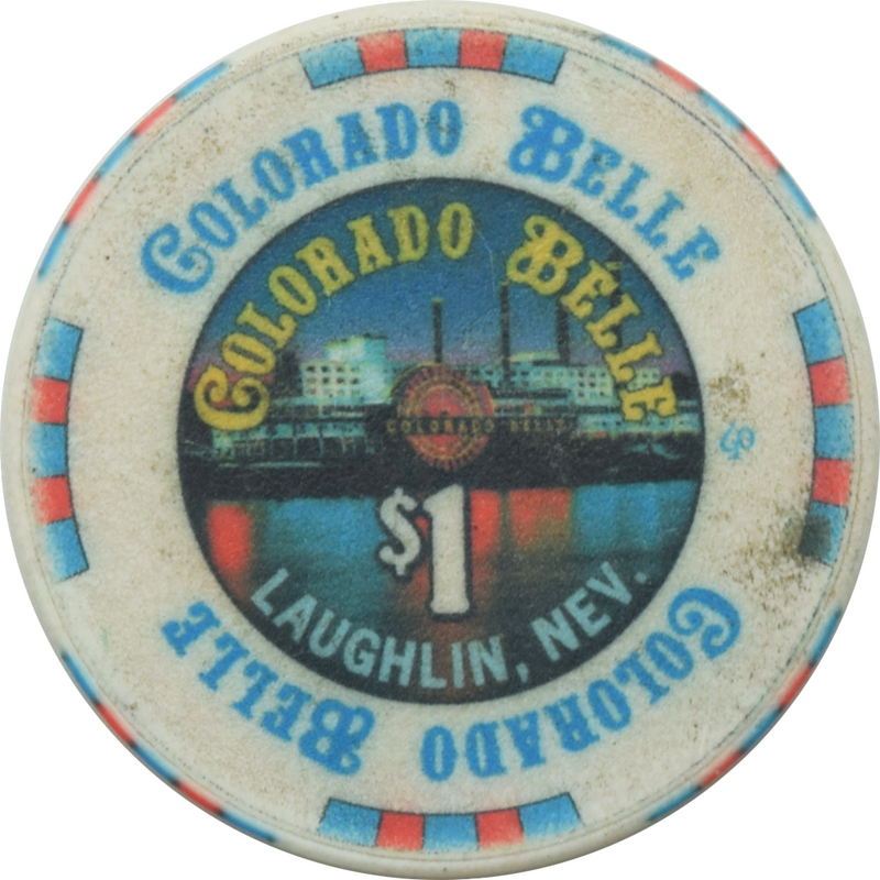 Colorado Belle Casino Laughlin Nevada $1 Chip 2014