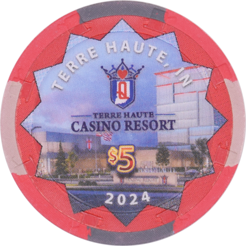 Terre Haute Casino Terre Haute Indiana $5 Grand Opening Chip