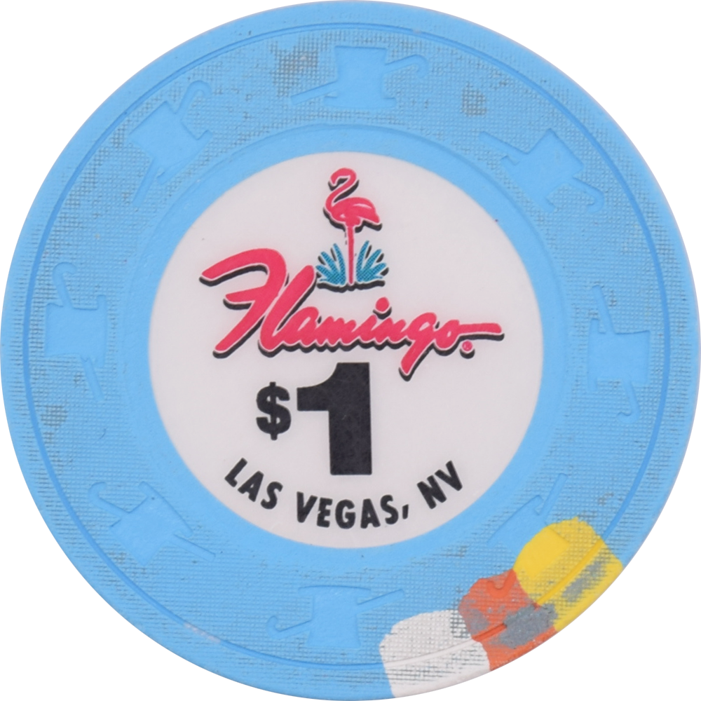 Flamingo Casino Las Vegas Nevada $1 Spotted Bird Chip 2010