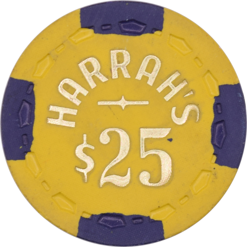 Harrah's Casino Lake Tahoe Nevada $25 JINXED Movie Prop Chip 1982