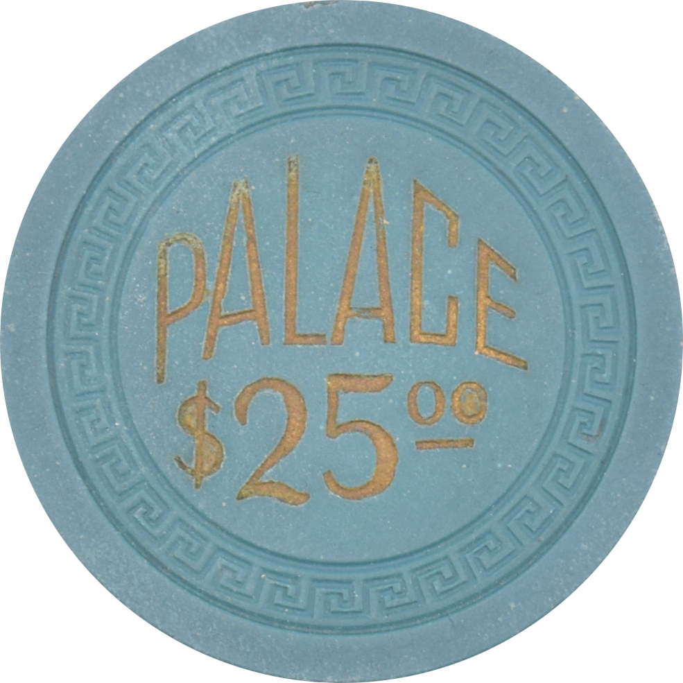 Palace Club Casino Reno Nevada $25 Chip 1950s