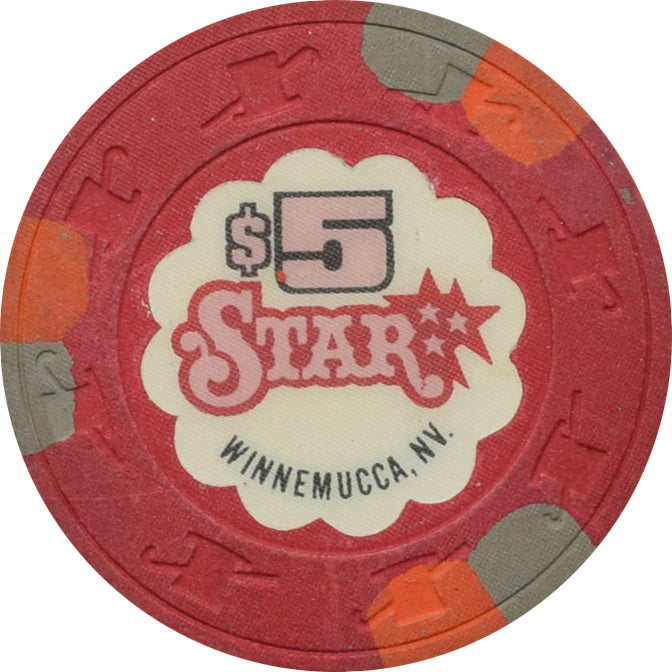 Star Casino Winnemucca Nevada $5 Chip 1982