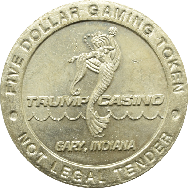 Trump Casino Gary Indiana $5 Token