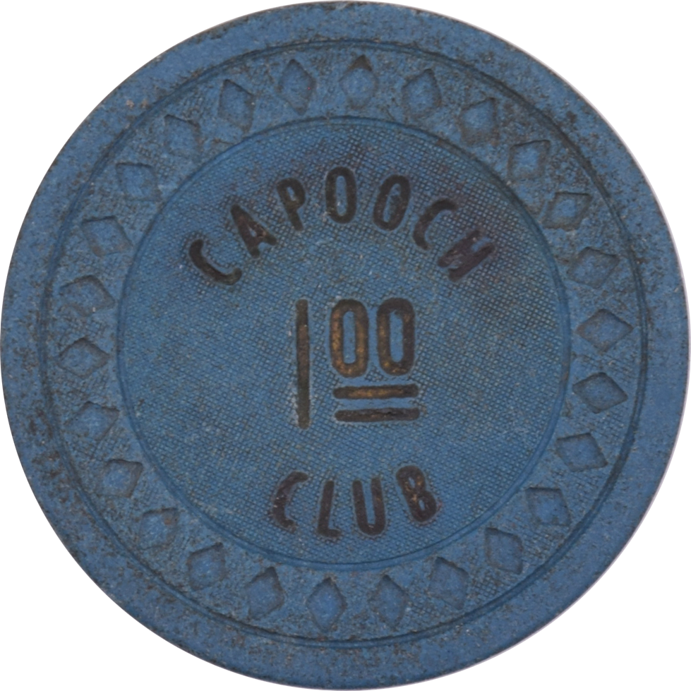 Capooch Club Casino Gerlach Nevada $1 Chip 1932