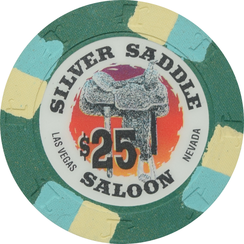 Silver Saddle Saloon Casino Las Vegas Nevada $5 Chip 1996