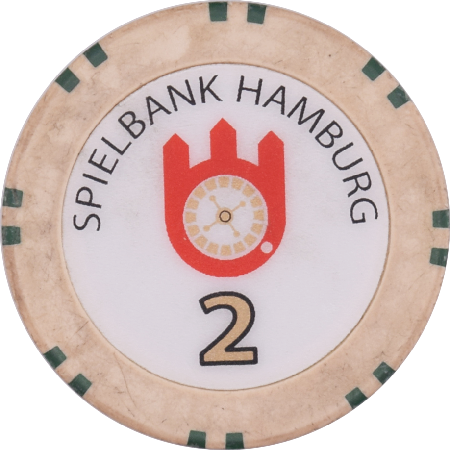 Spielbank Hamburg Casino Hamburg Germany 2 EUR Chip