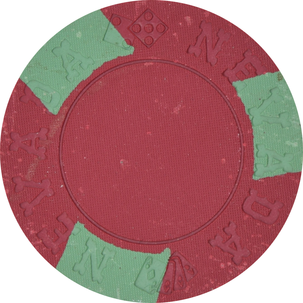 Nevada Mold ASM Blank Red/Green Spotted Chip