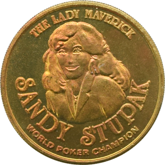 Sandy Stupak "The Lady Maverick" Celebrating The Big 40 1945-1985 Token
